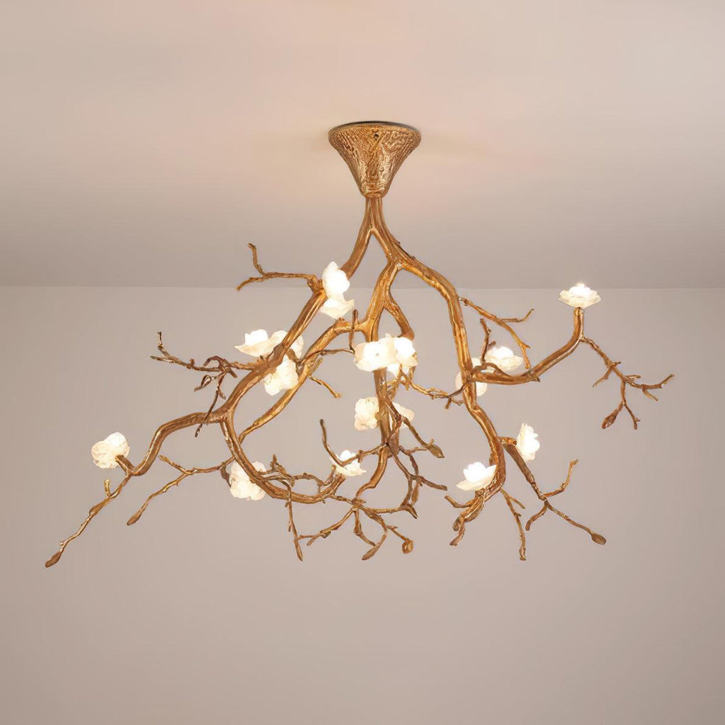 Tree Branches Flower Chandelier