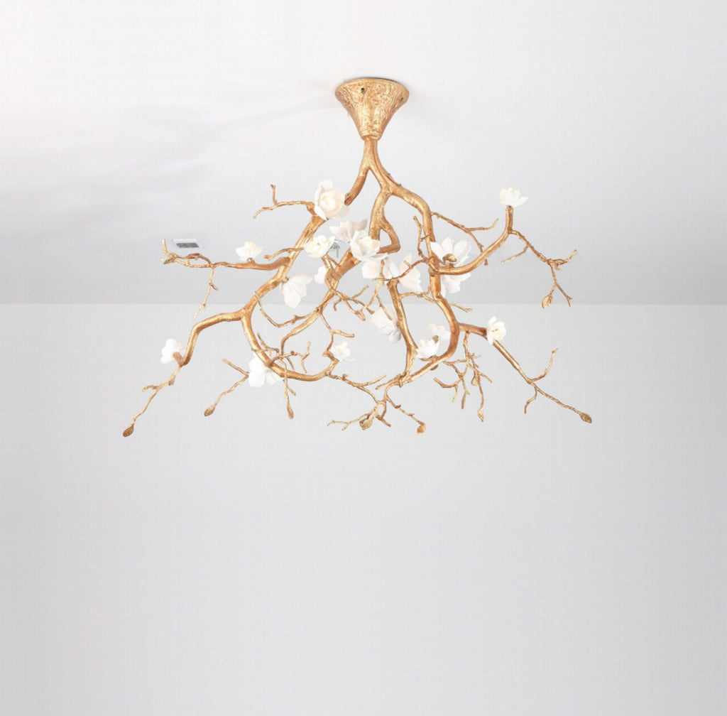 Tree Branches Flower Chandelier