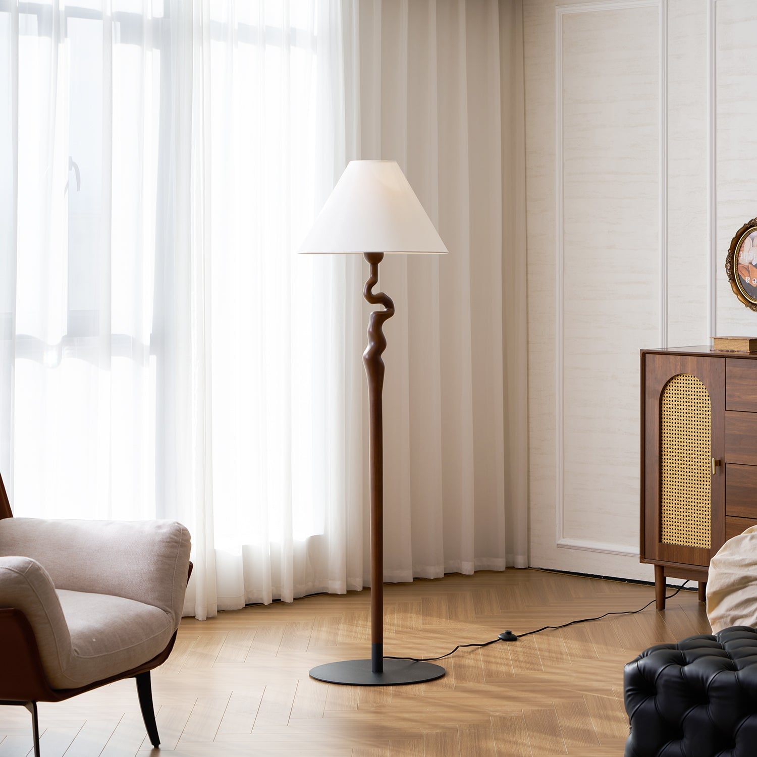 Serpentine Twist Floor Lamp