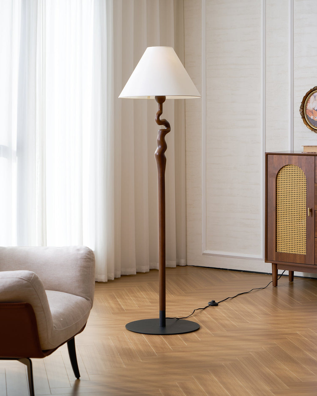 Serpentine Twist Floor Lamp