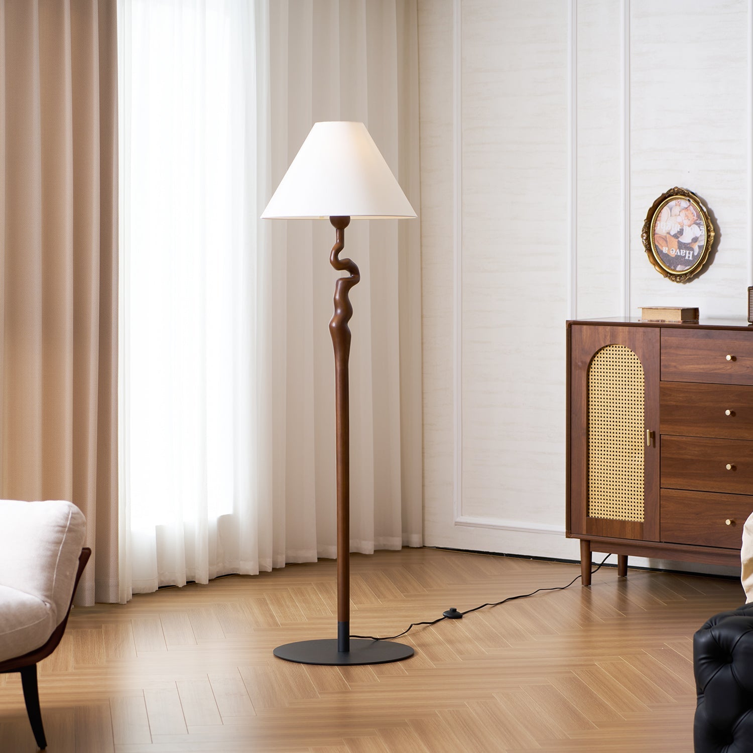 Serpentine Twist Floor Lamp