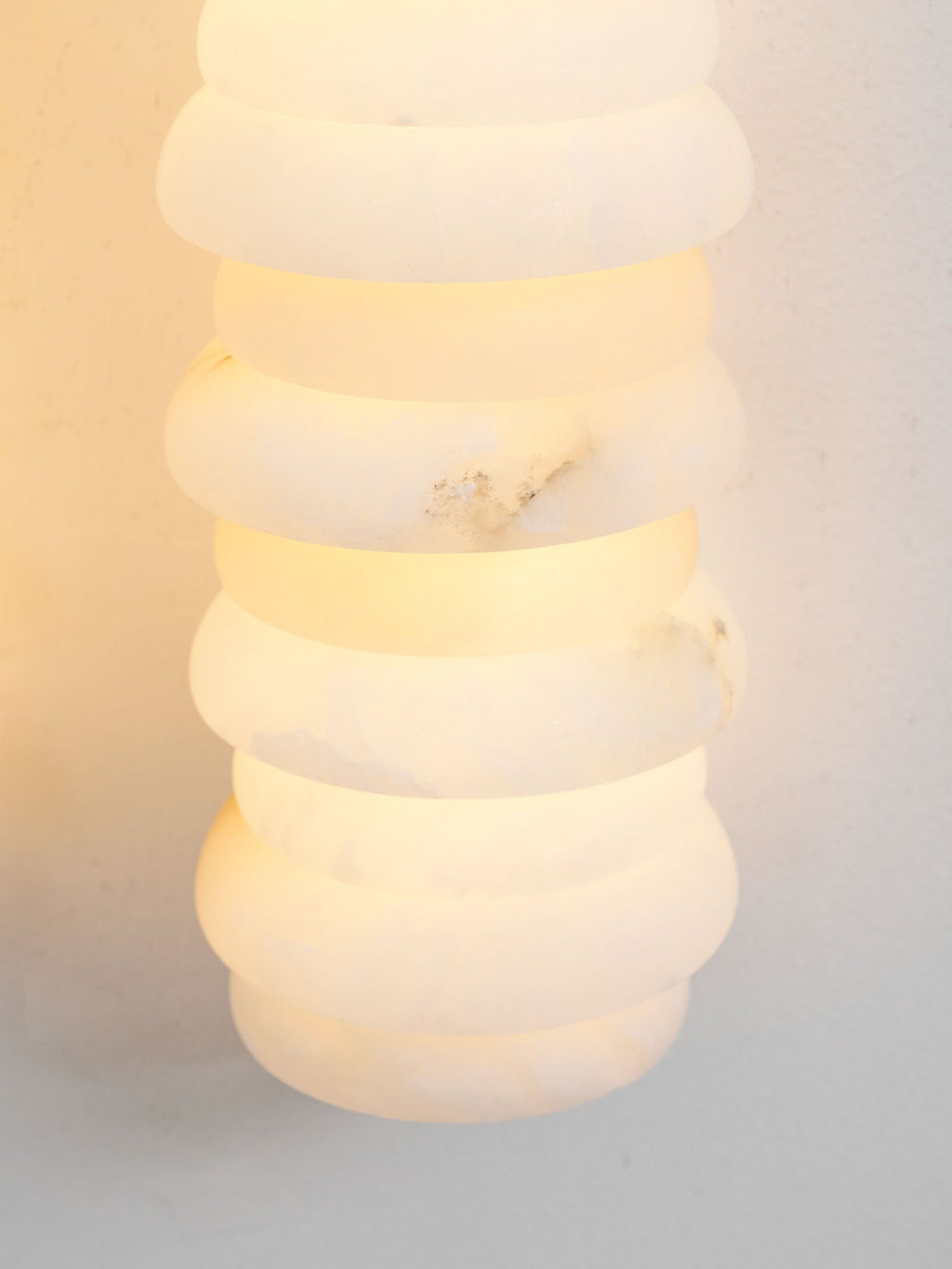 Calla Ribbed Alabaster Sconce