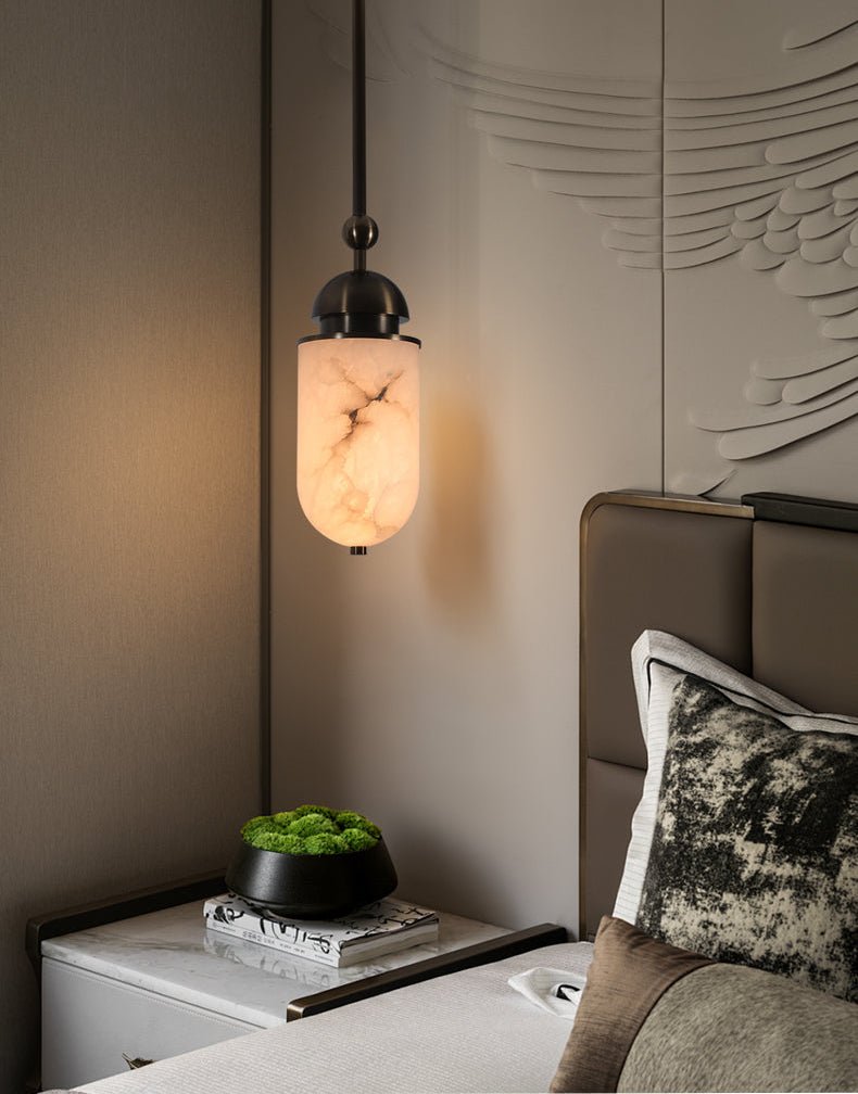 Capsule Alabaster Pendant Lamp