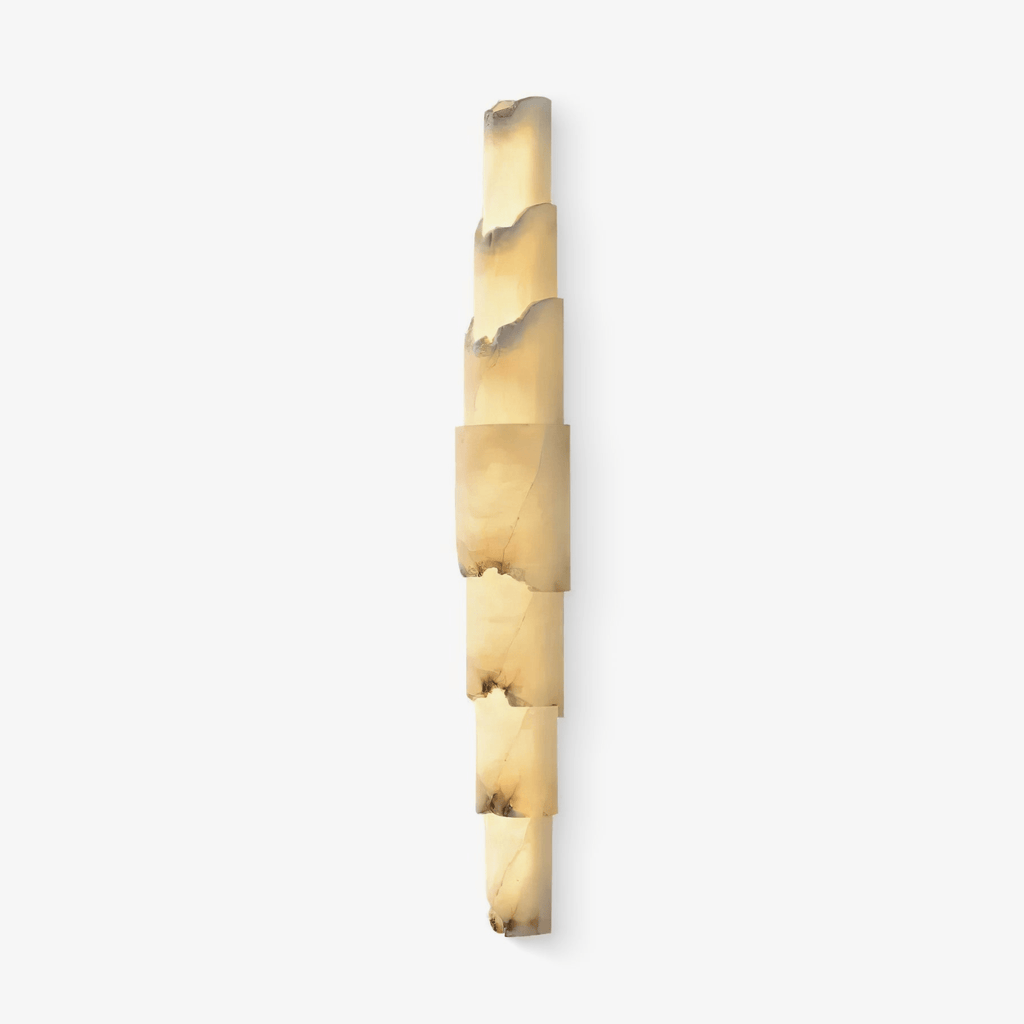 Cascading Alabaster Wall Sconce