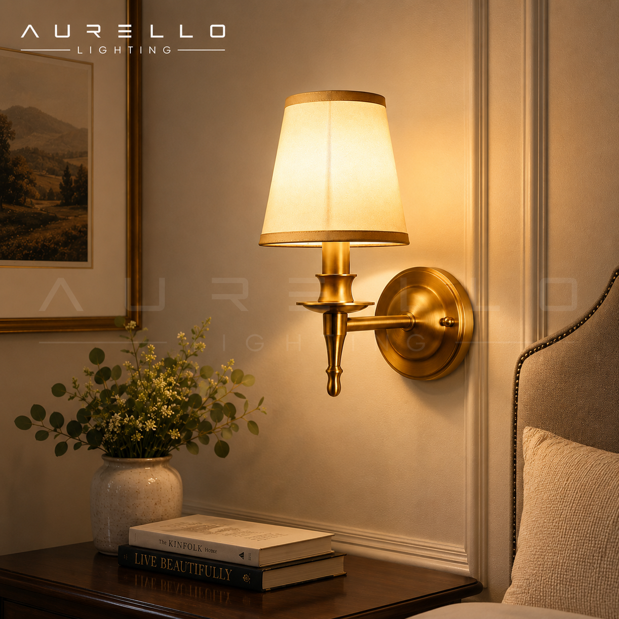 Antique Brass Chandelier