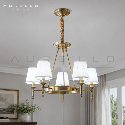 Antique Brass Chandelier