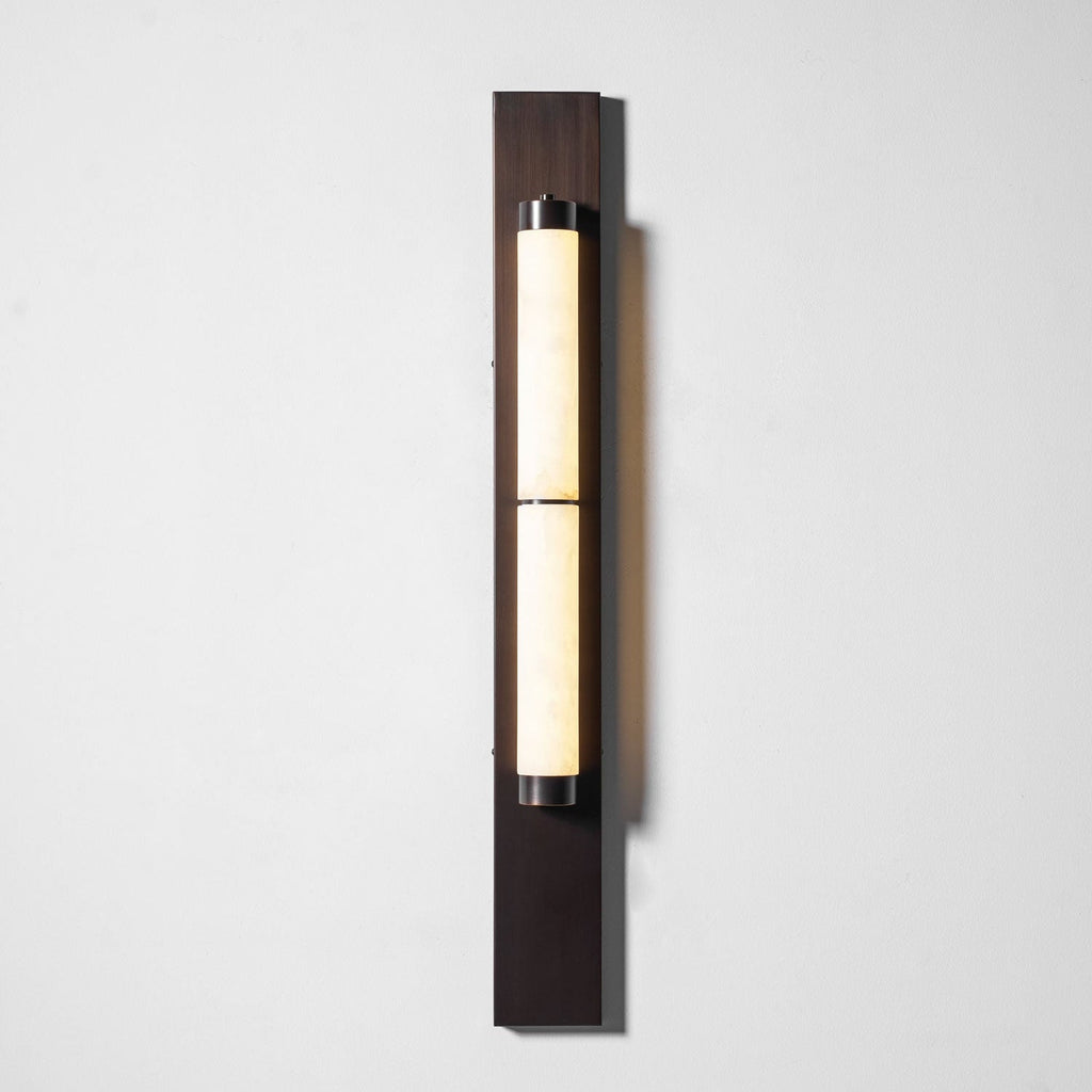 Columnar Alabaster Sconce