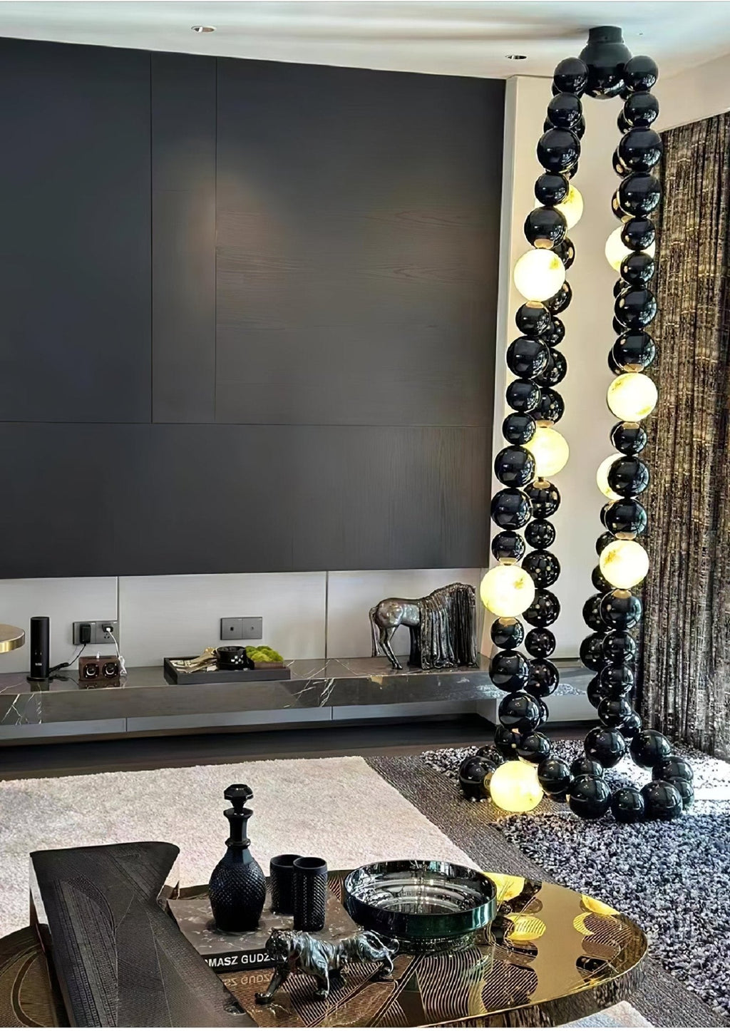Cosmic Beads Chandelier
