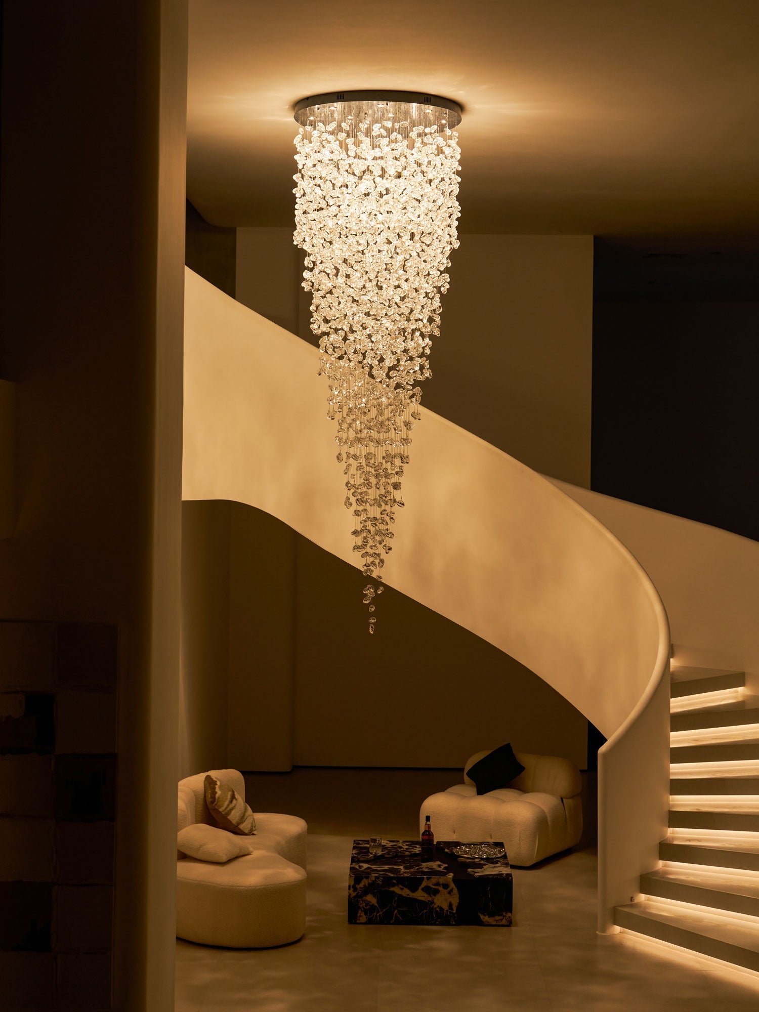 Crystal Stone Chandelier