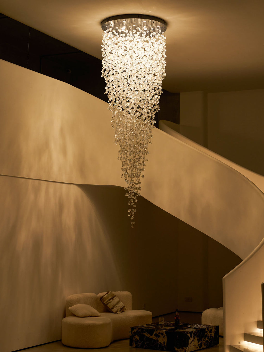 Crystal Stone Chandelier