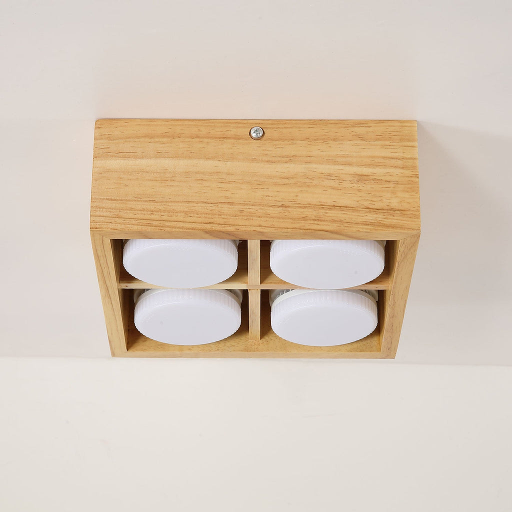 Cobra Wood Ceiling Light
