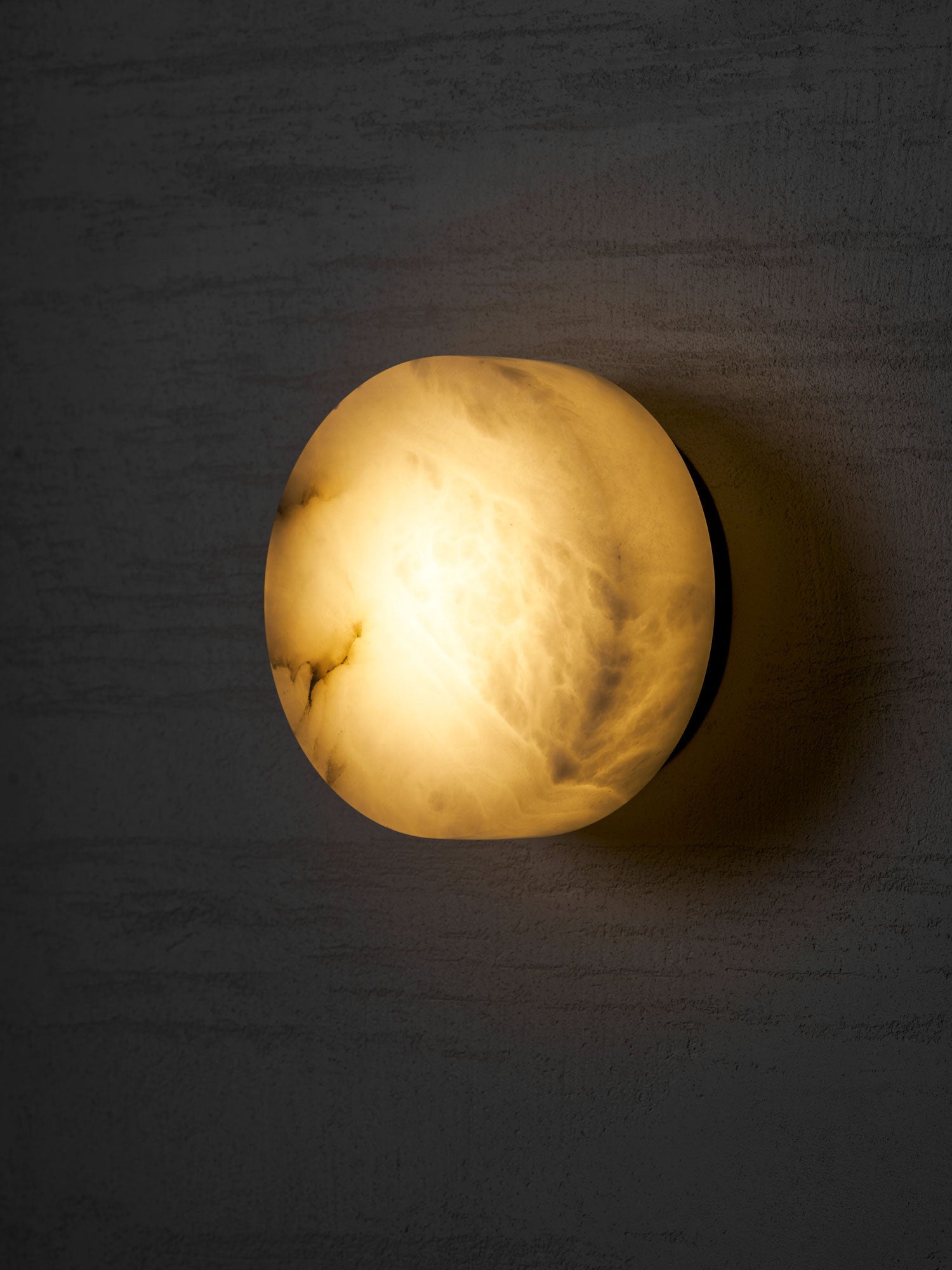 Cylindrical Alabaster Wall Light