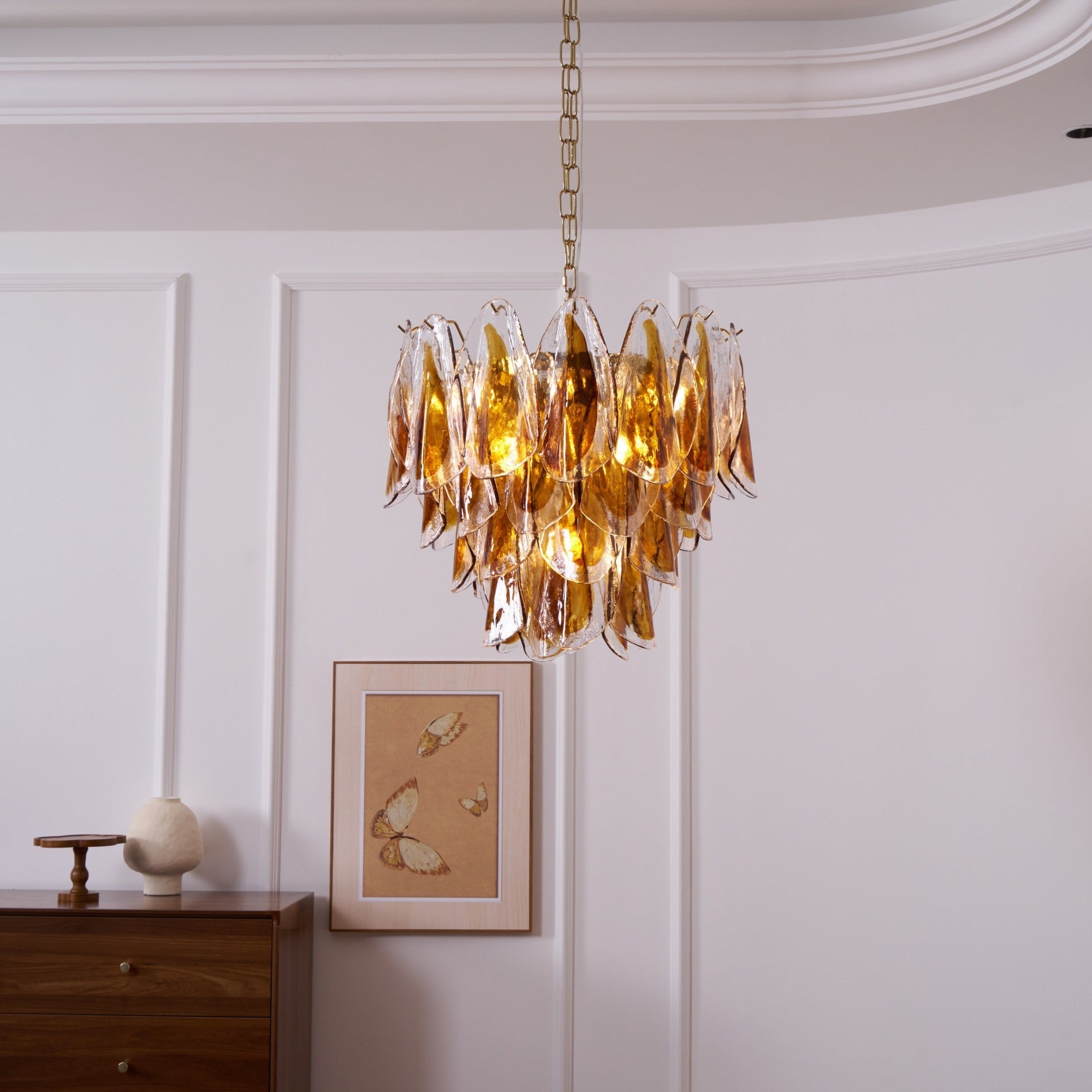 Solviva Glass Chandelier