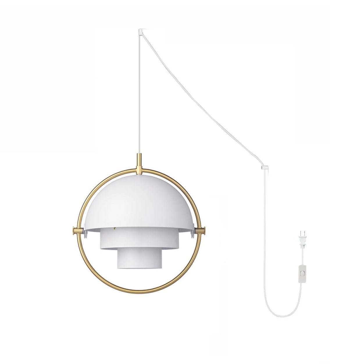 Deformed Ball Swag Pendant Light