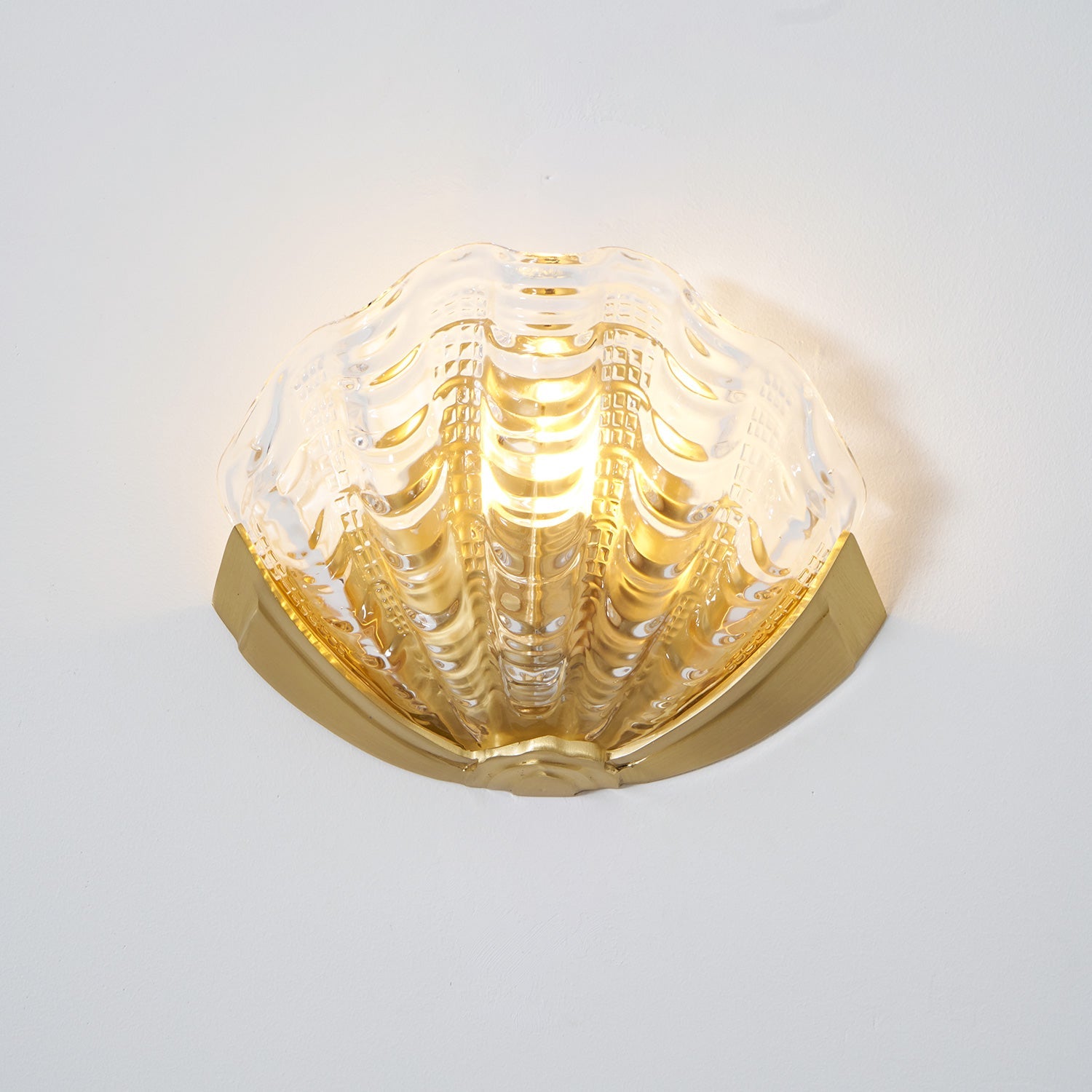 Art Deco Scallop Wall Light