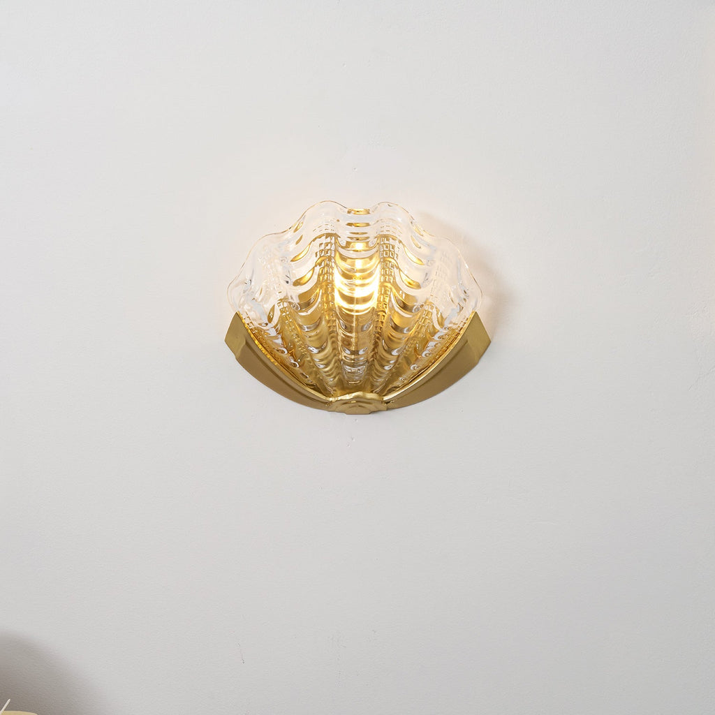 Art Deco Scallop Wall Light