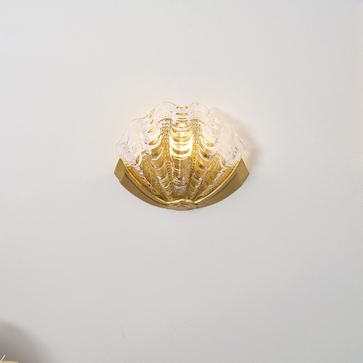 Art Deco Scallop Wall Light