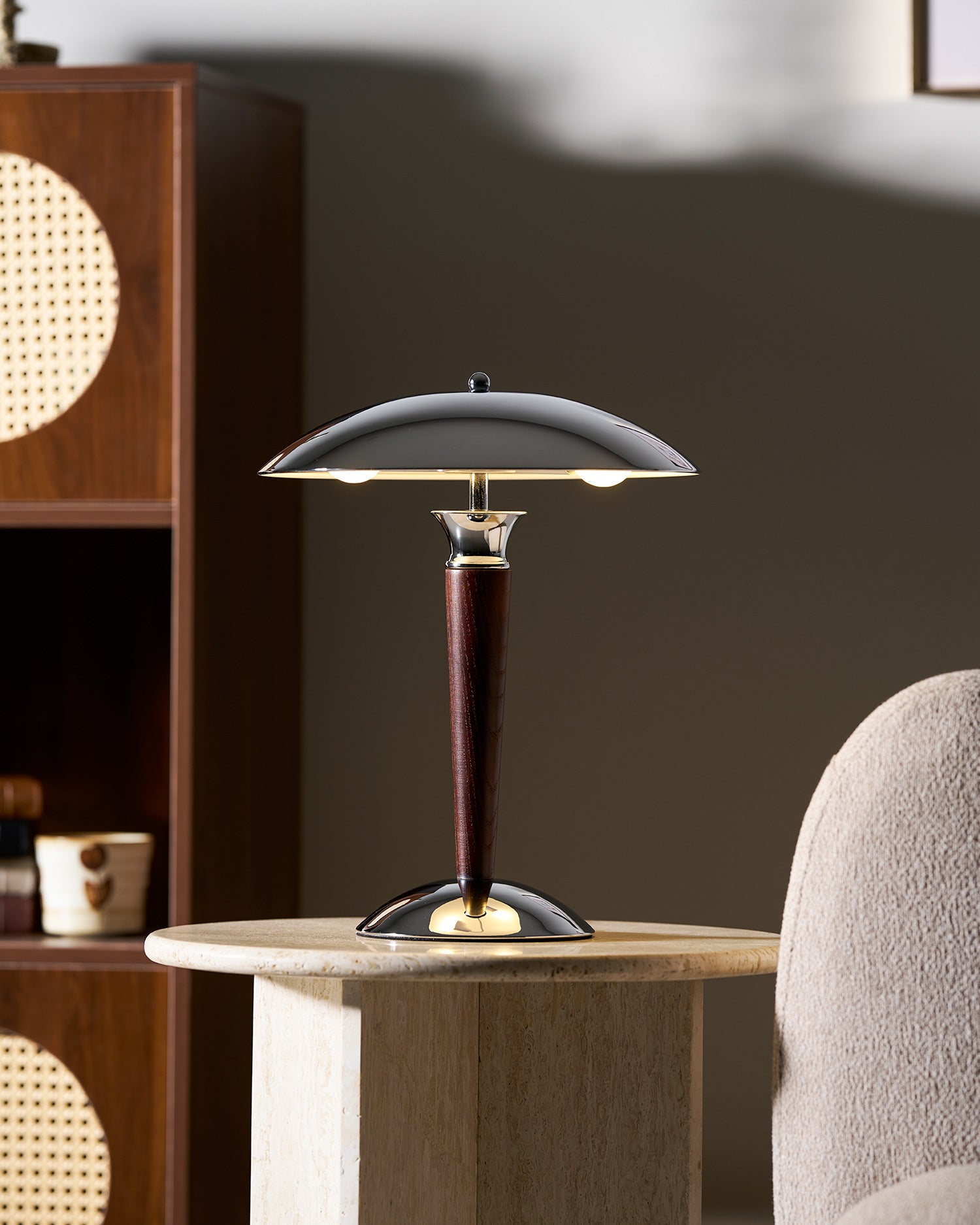 Helmet Table Lamp