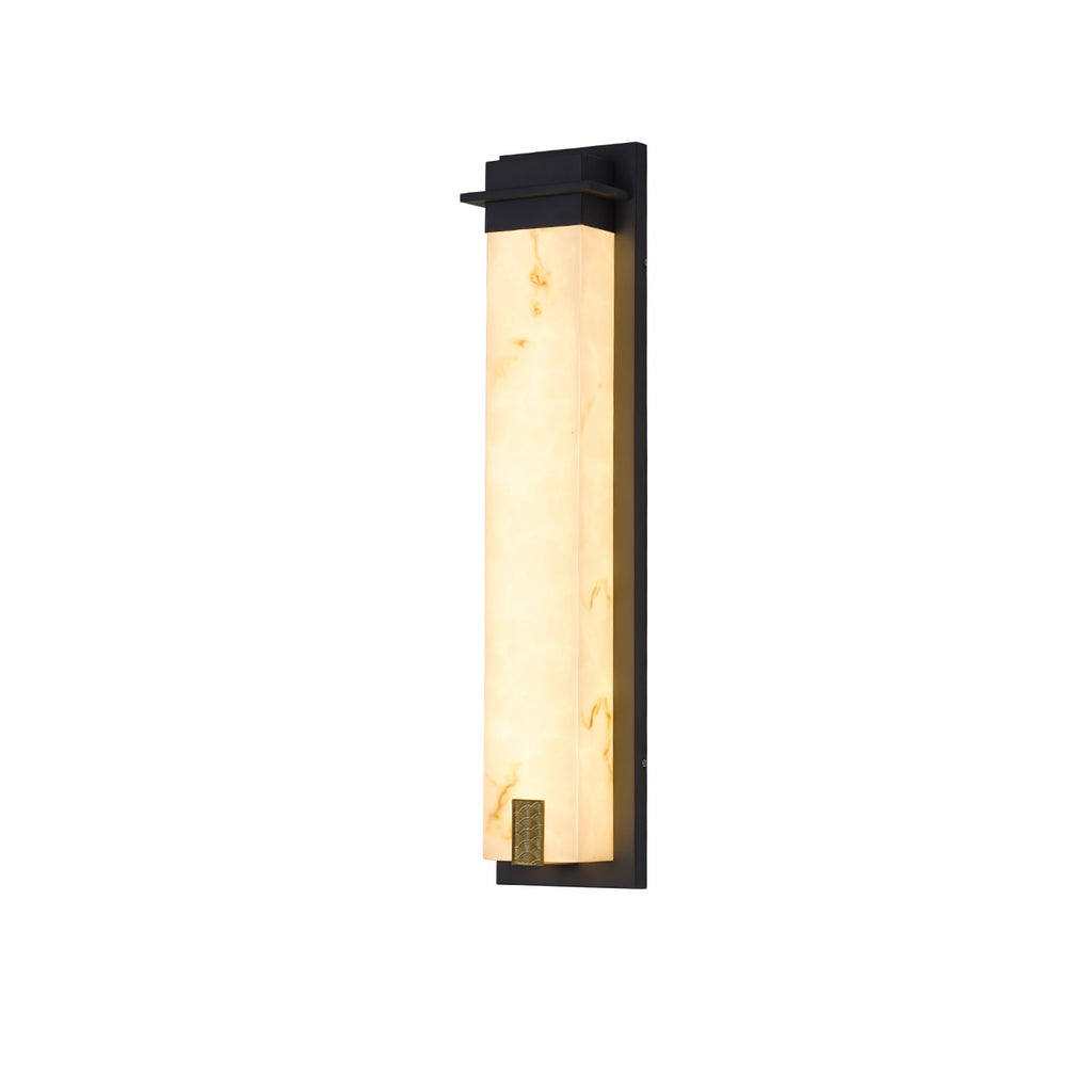 Delaney Alabaster Outdoor Wall Light