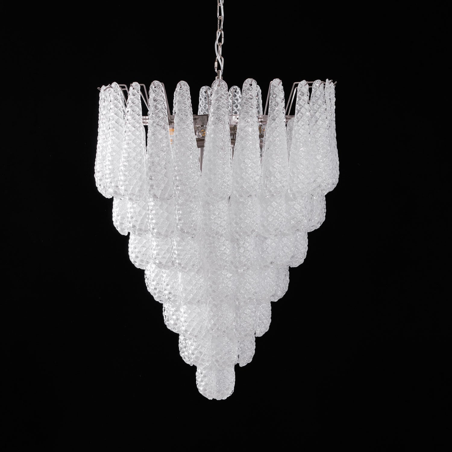 Glass Droplet Chandelier