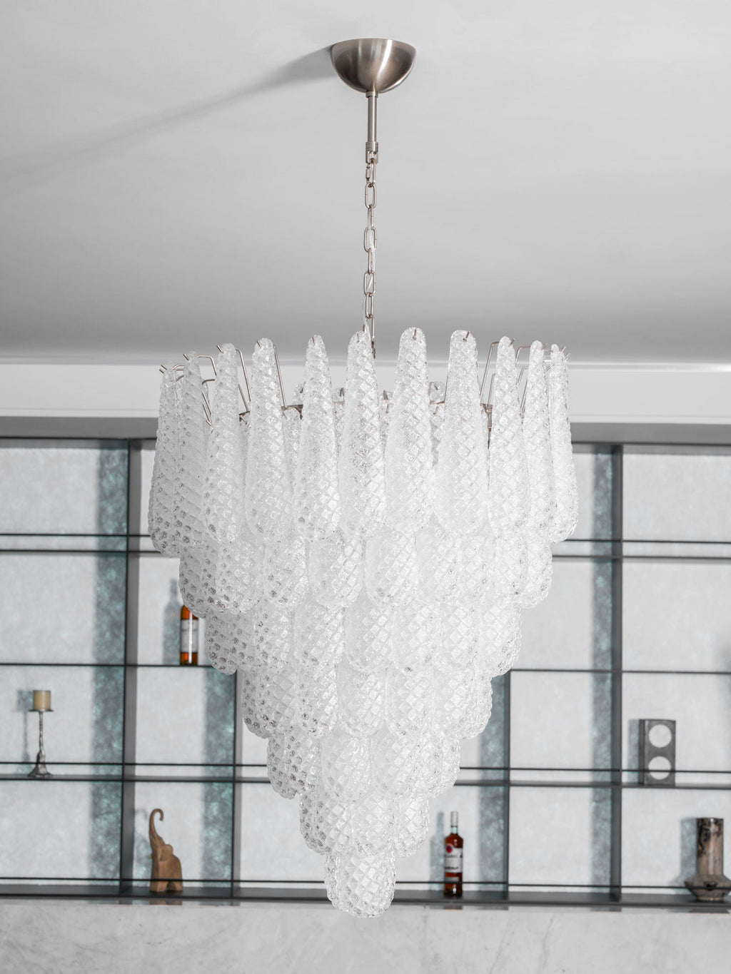 Glass Droplet Chandelier