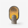 Eclipse Travertine Table Lamp