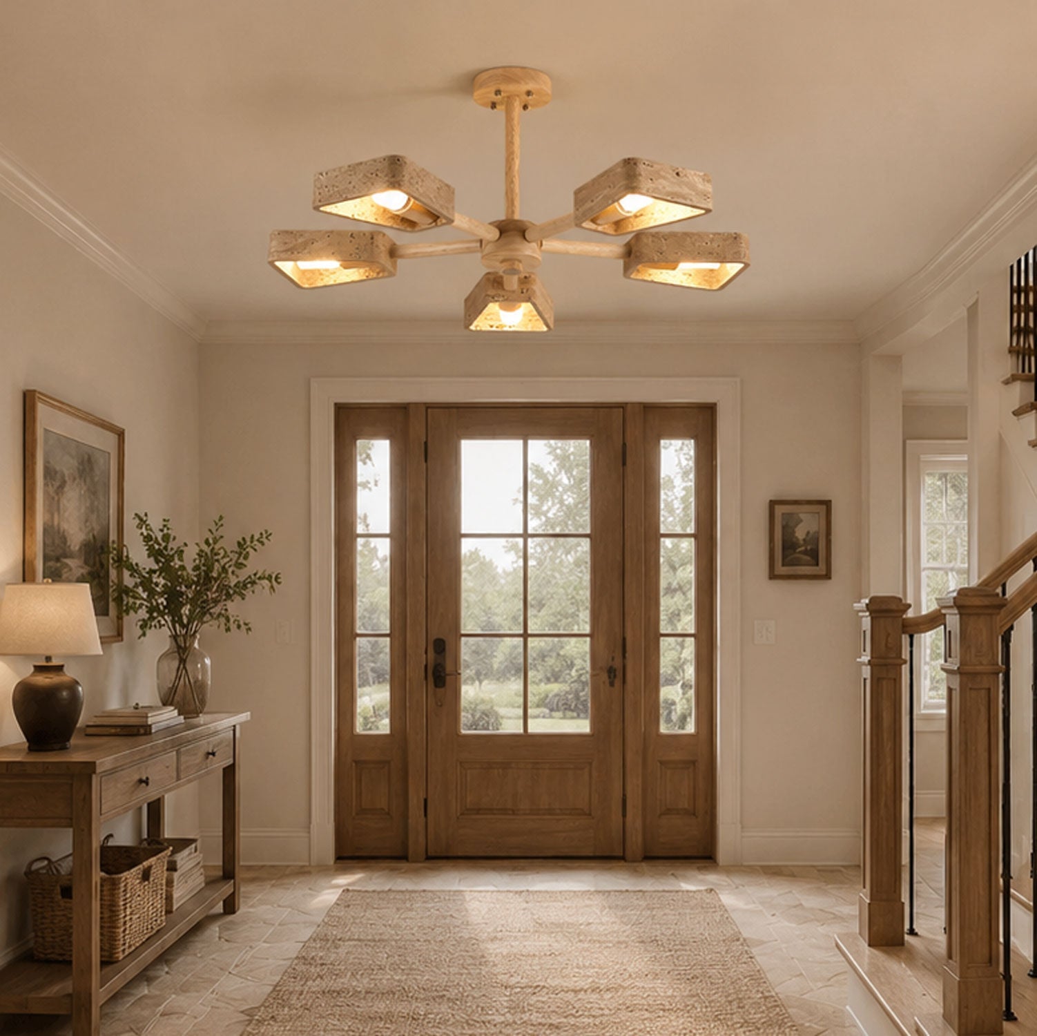 Elementa Travertone Chandelier