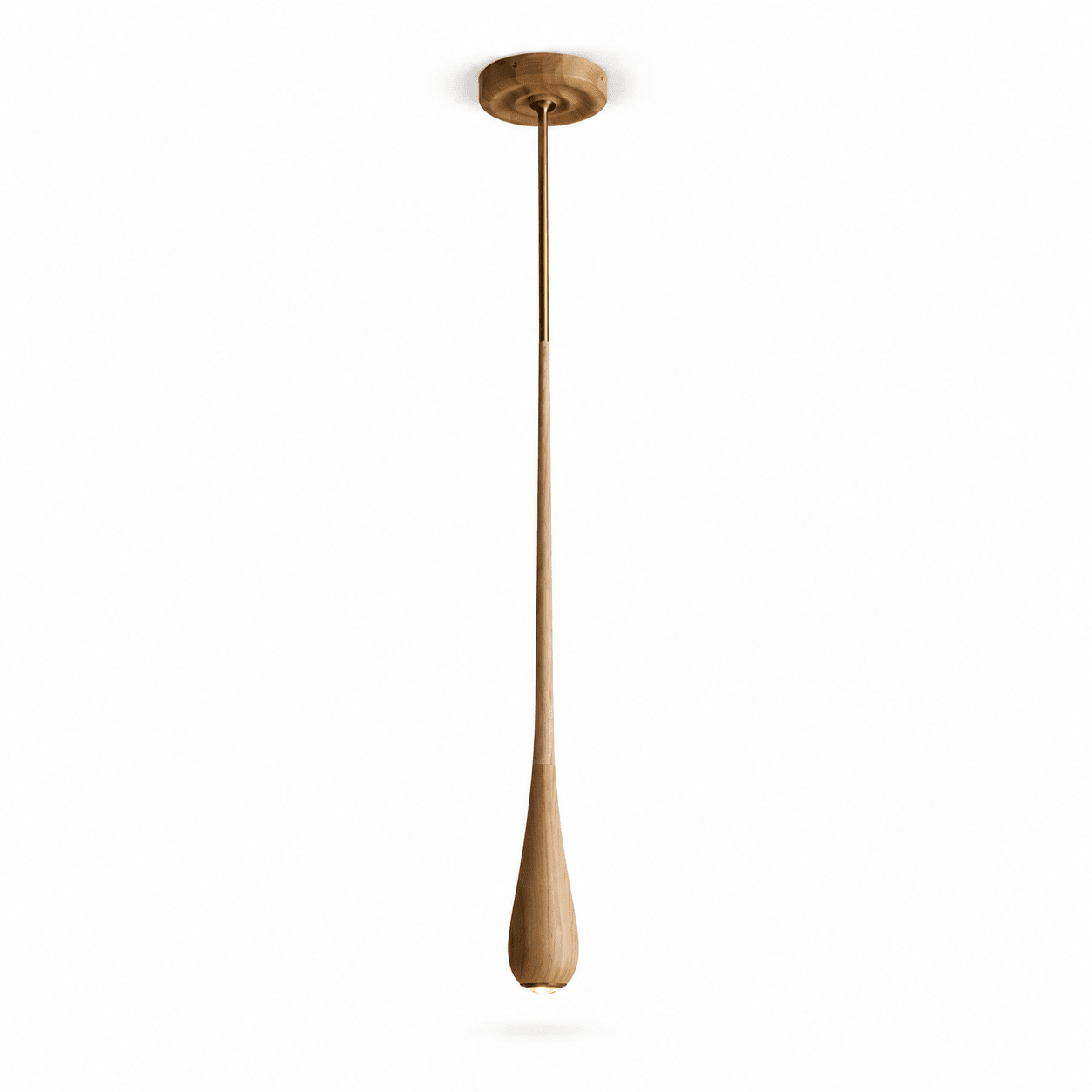 Elongated Teardrop Pendant Light