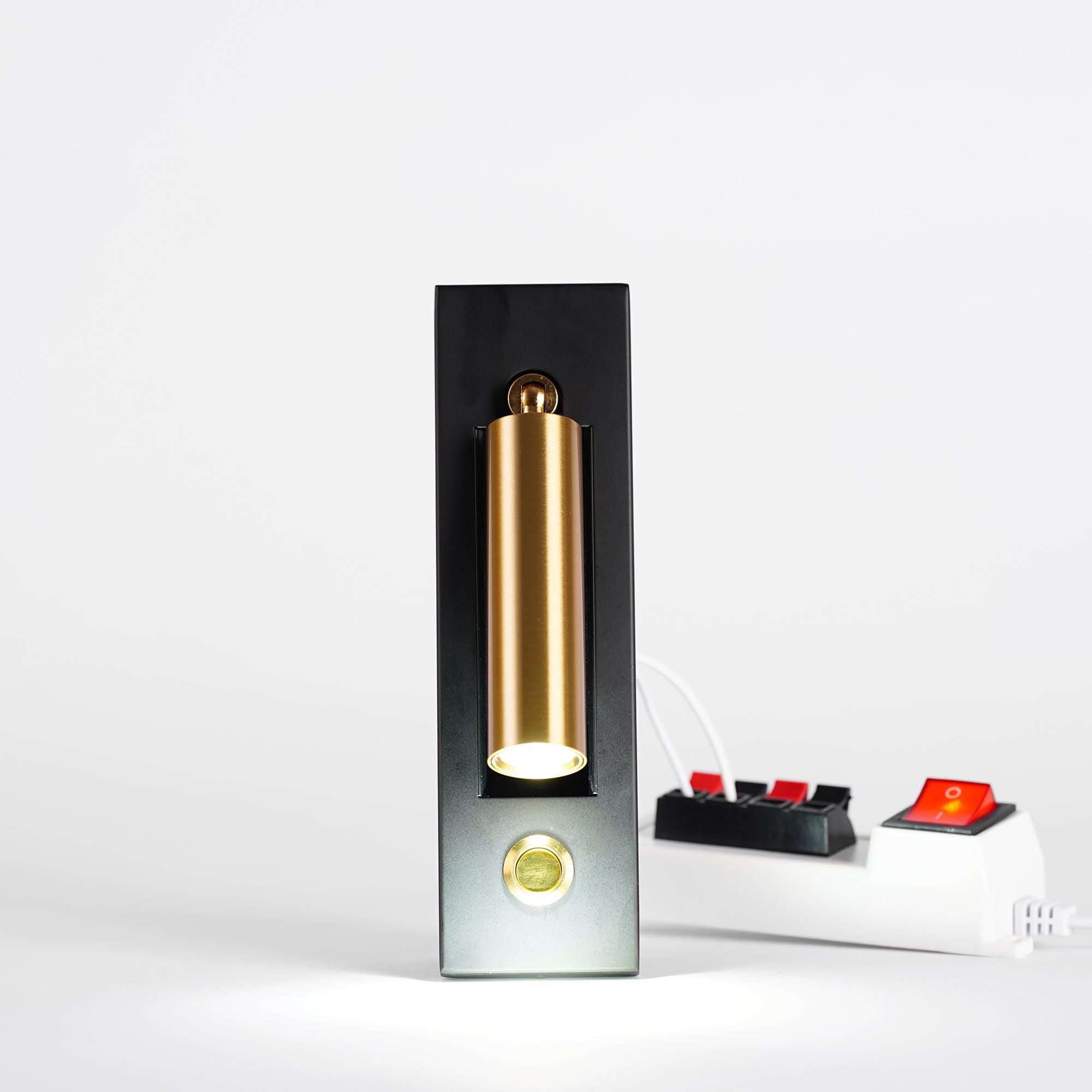 Embedded Bedside Plug-in Sconce