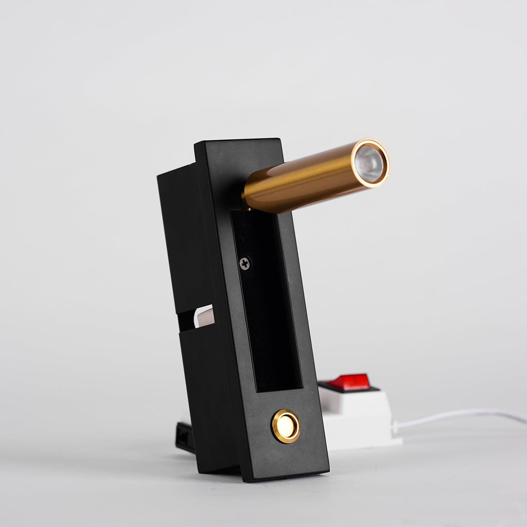 Embedded Bedside Plug-in Sconce