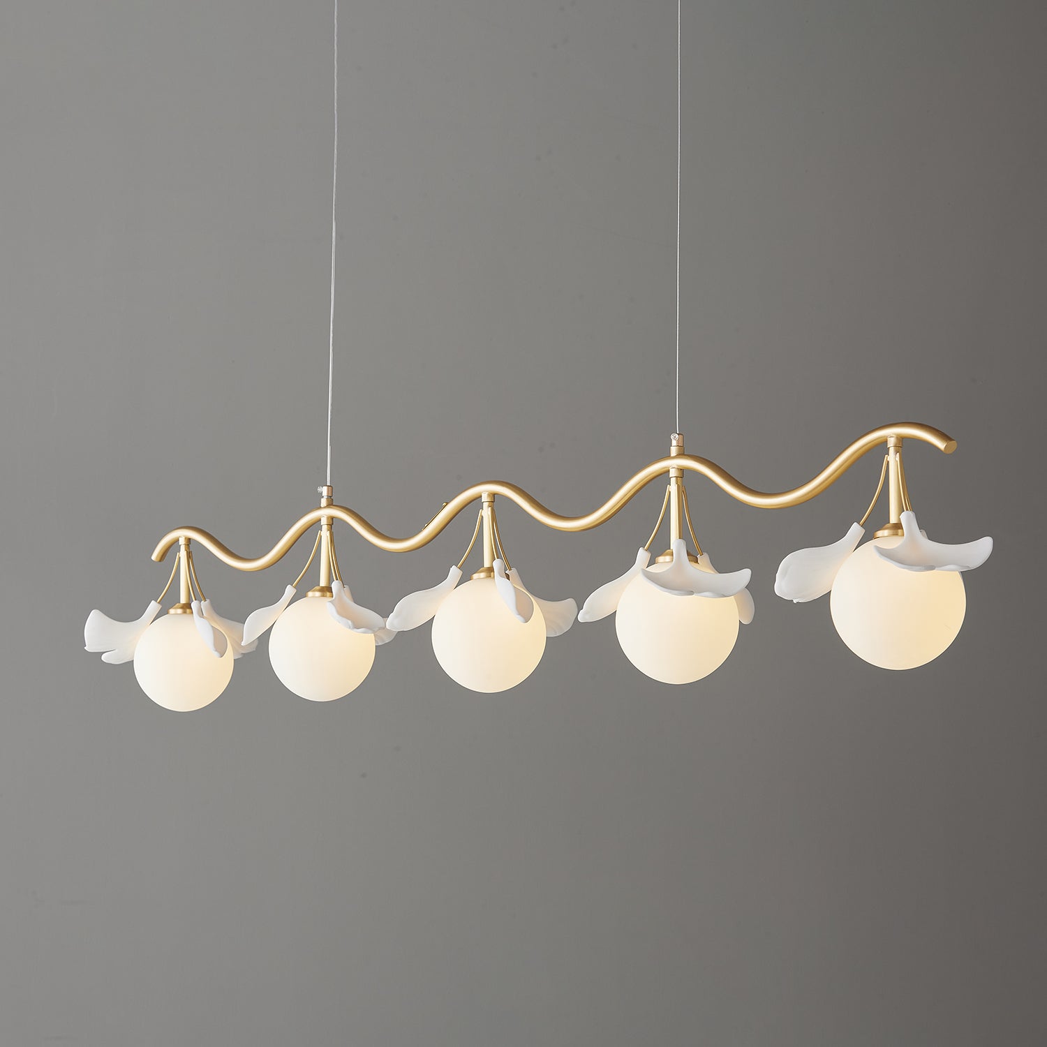 Gingko Orb Chandelier