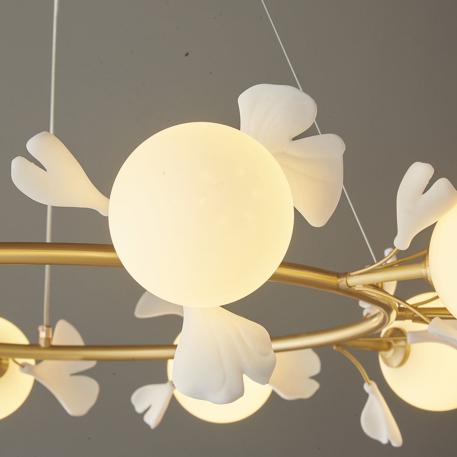 Gingko Orb Chandelier