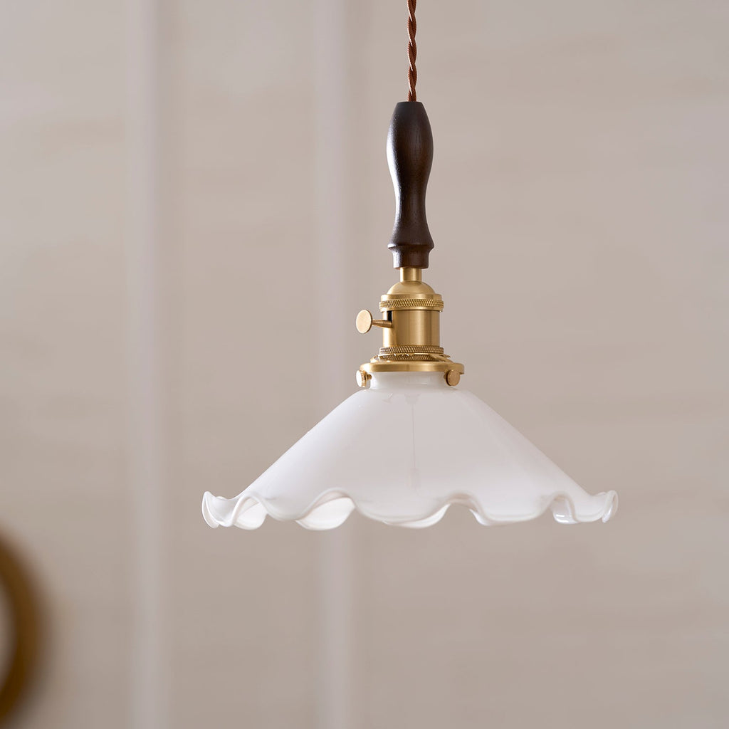 Flower Petals Swag Pendant Lamp