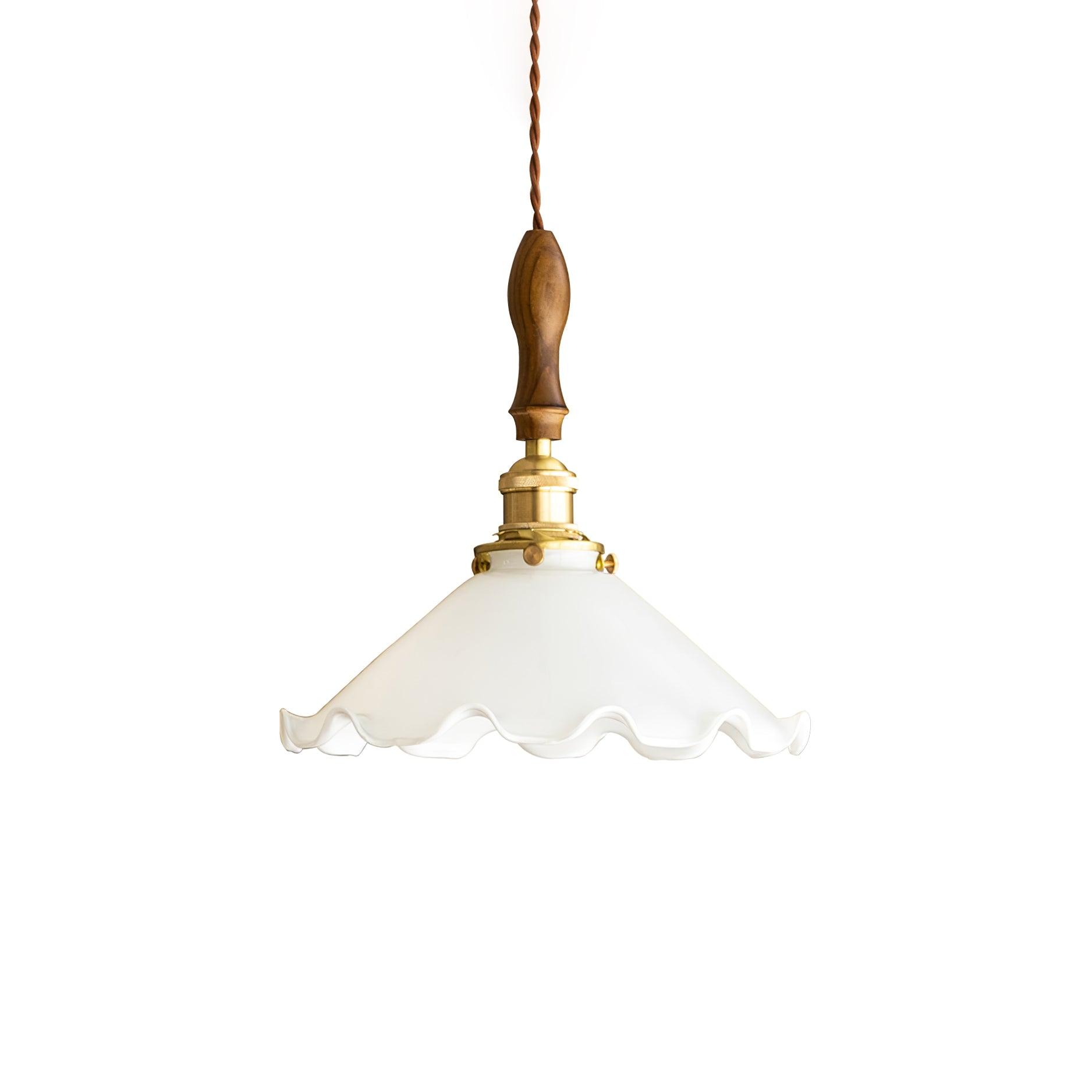 Flower Petals Swag Pendant Lamp