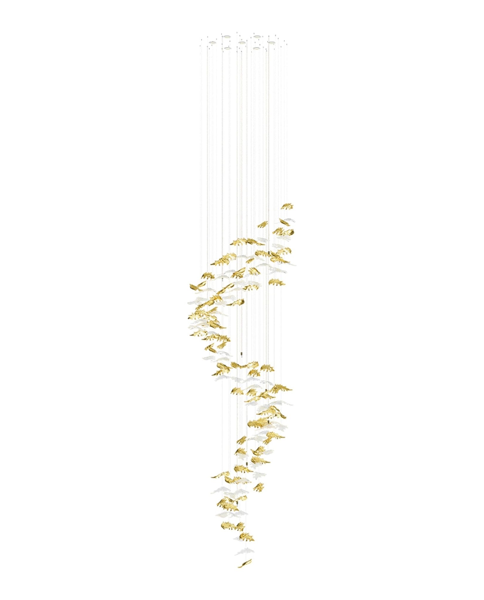 Flying Leaves Chandelier