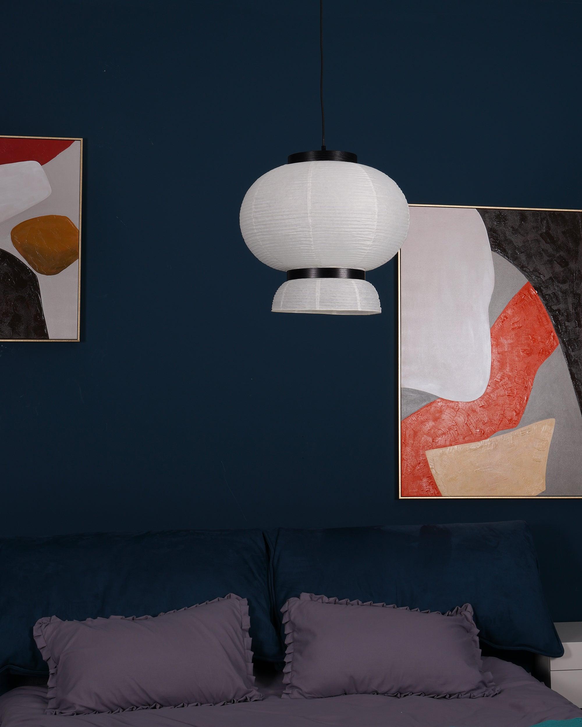 Rice Paper Lantern Pendant Swag Lamp