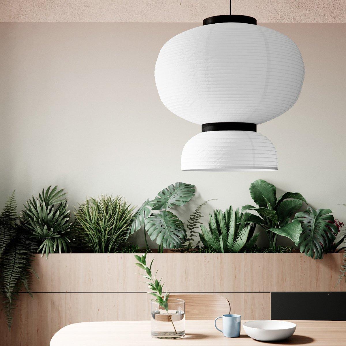 Rice Paper Lantern Pendant Swag Lamp