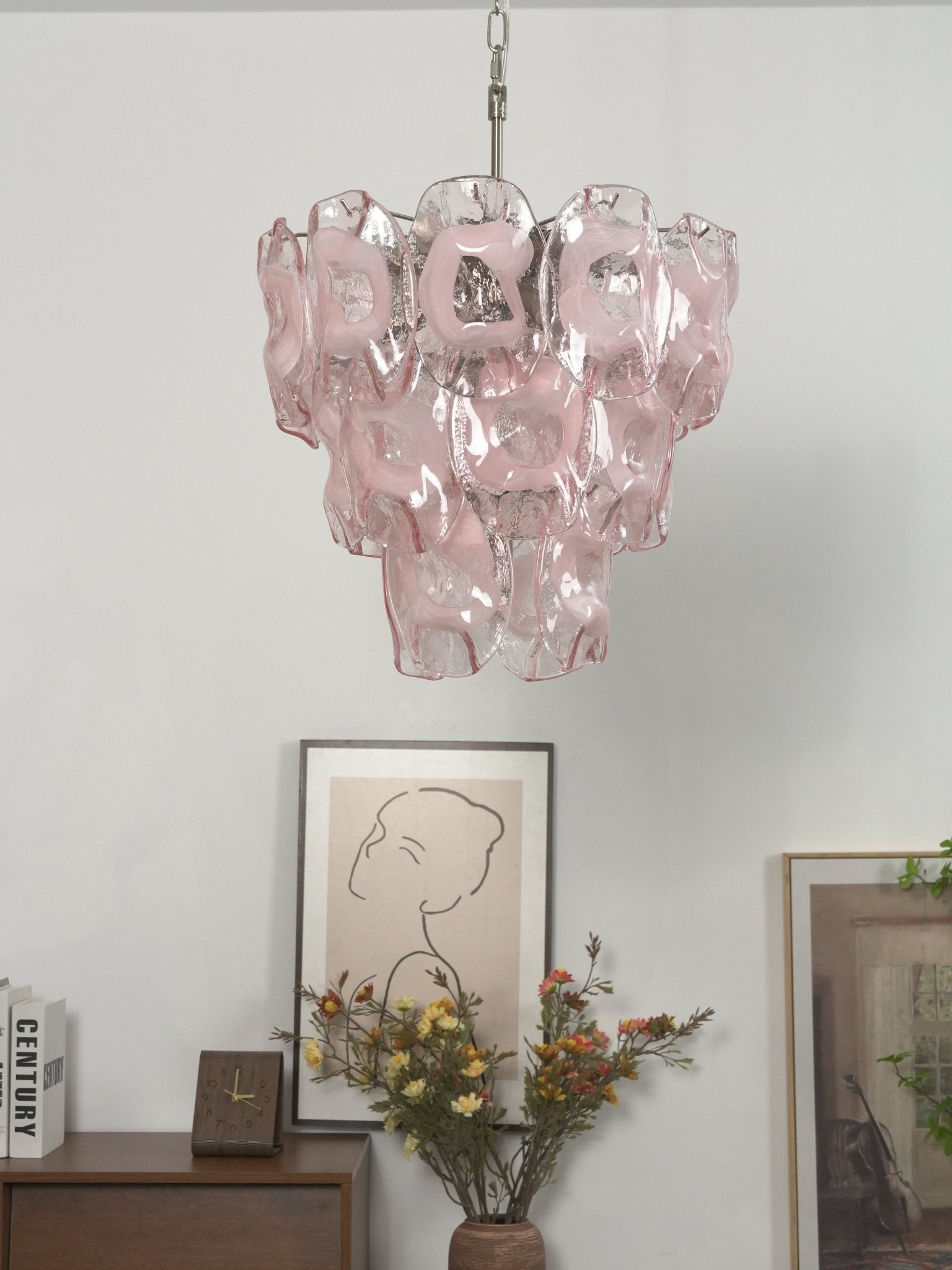 Frostelle Glass Chandelier