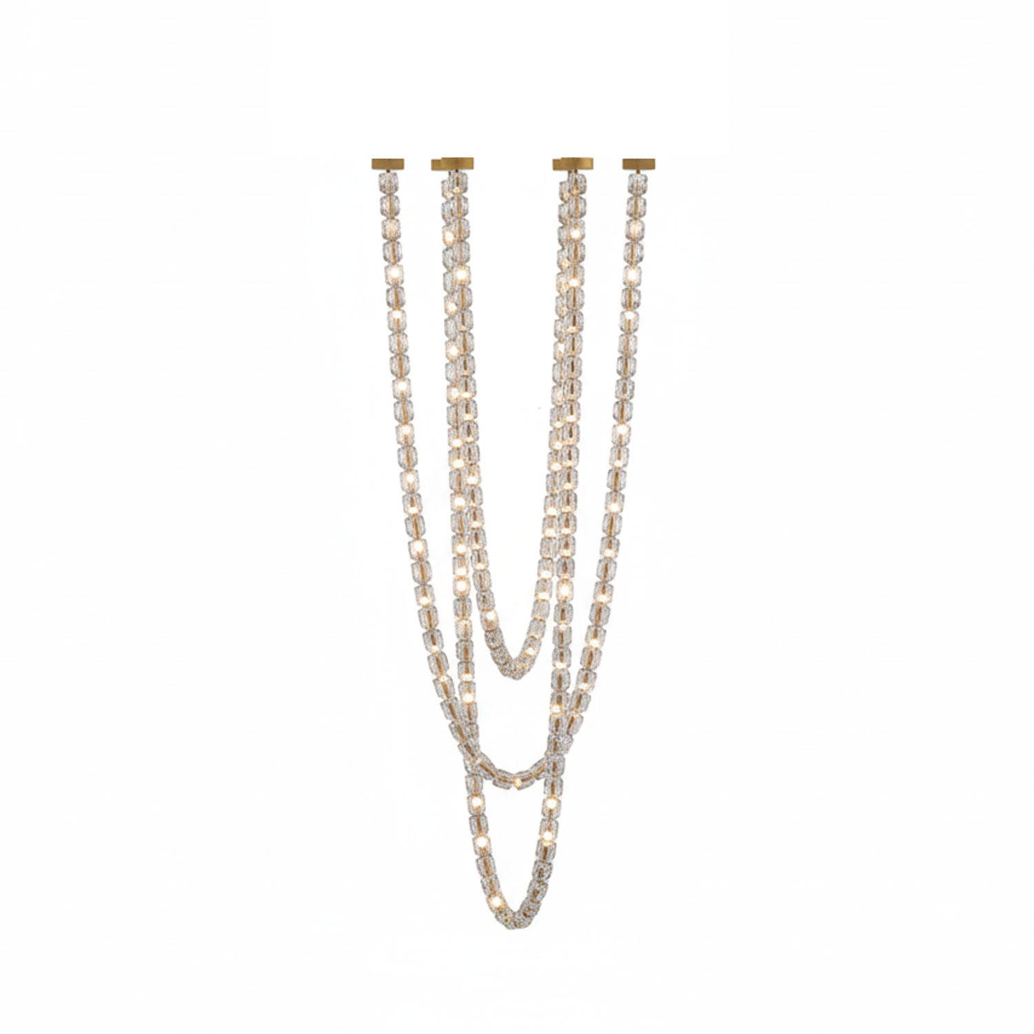 Gabriel Cascade K9 Crystal Chandelier