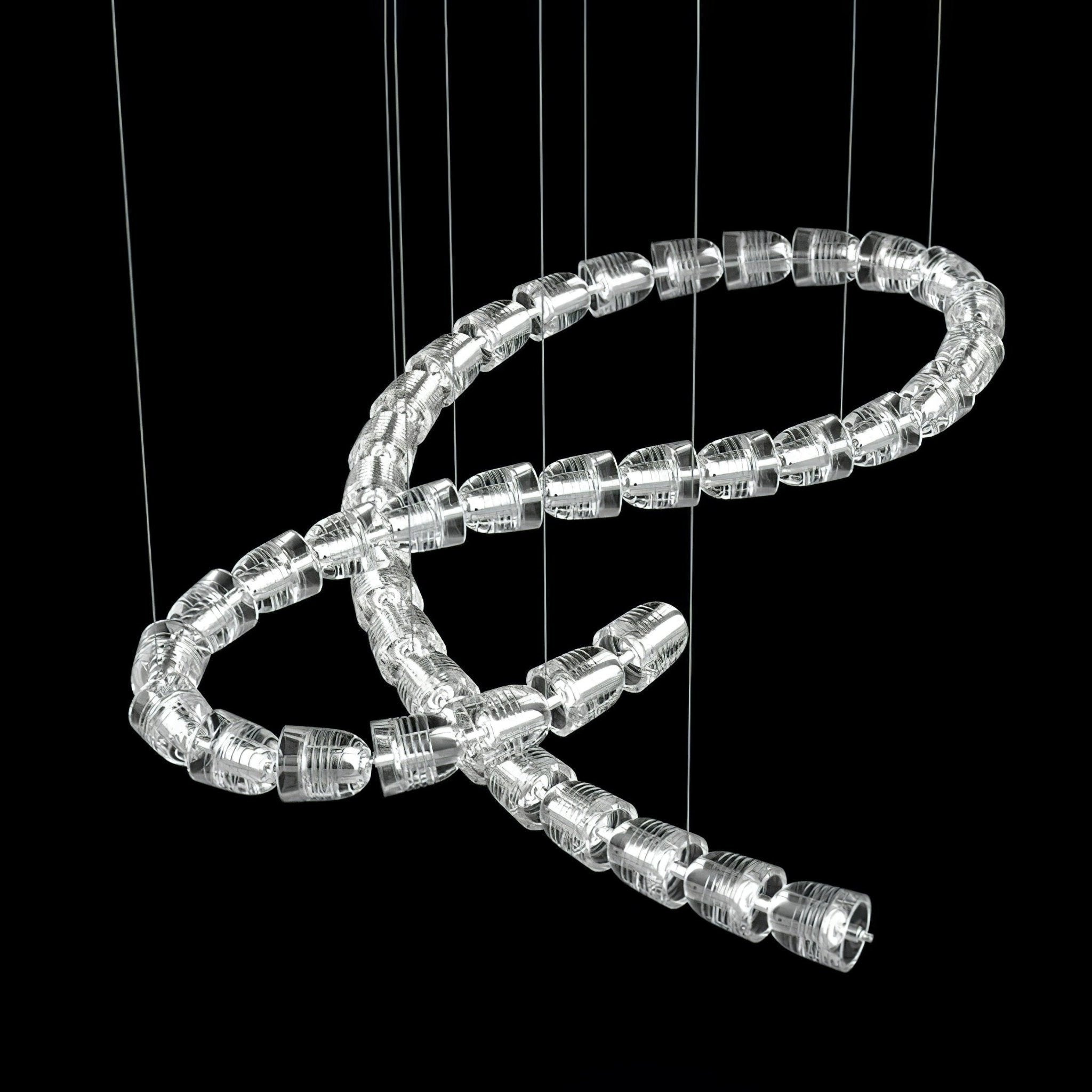 The Gabriel Knot LED Chandelier | Custom Size & Made-to-Order Lighting for Luxury Homes & Commercial Spaces