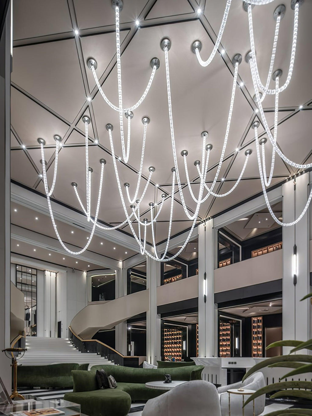 Gabriel Wave LED Chandelier