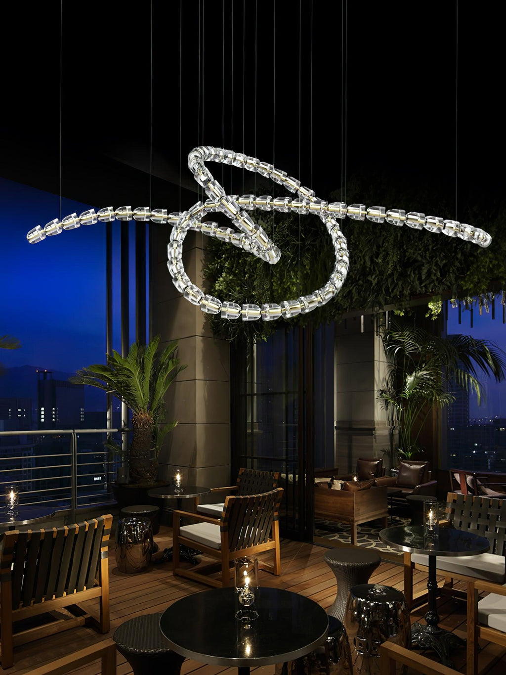 The Gabriel Branch LED Chandelier | Custom Size & Made-to-Order Lighting for Luxury Homes & Commercial Spaces
