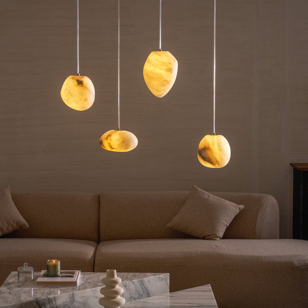 Pebbles Alabaster Pendant Lamp