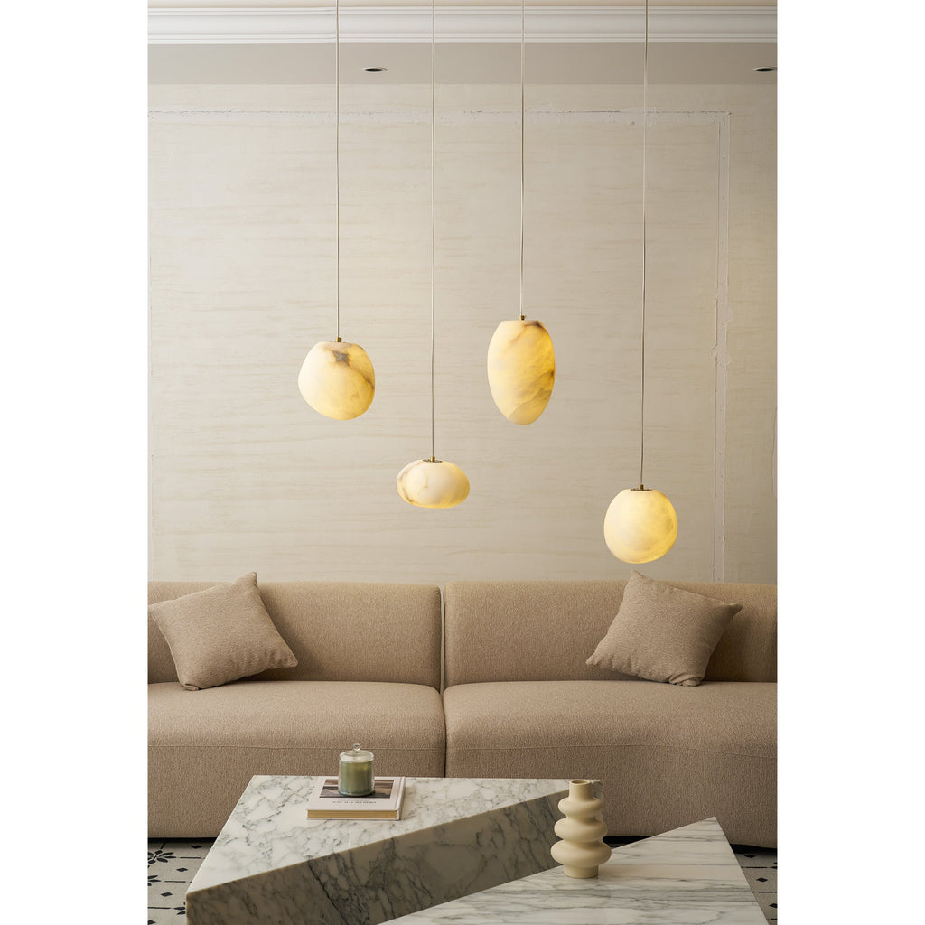 Pebbles Alabaster Pendant Lamp