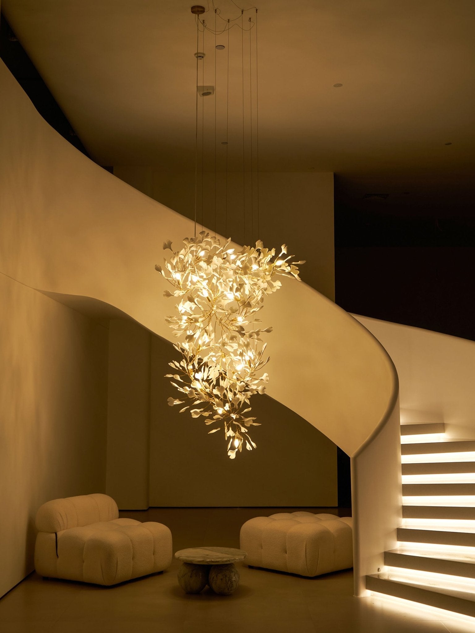 Gingko Vortex Chandelier
