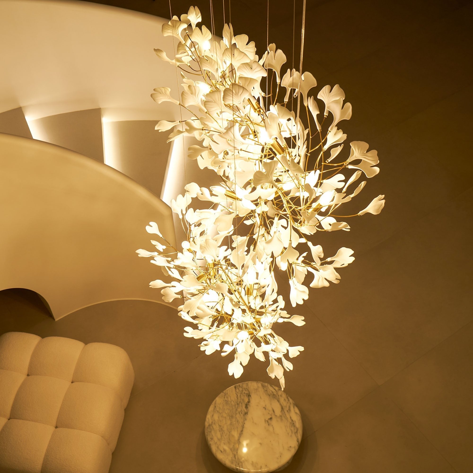 Gingko Vortex Chandelier