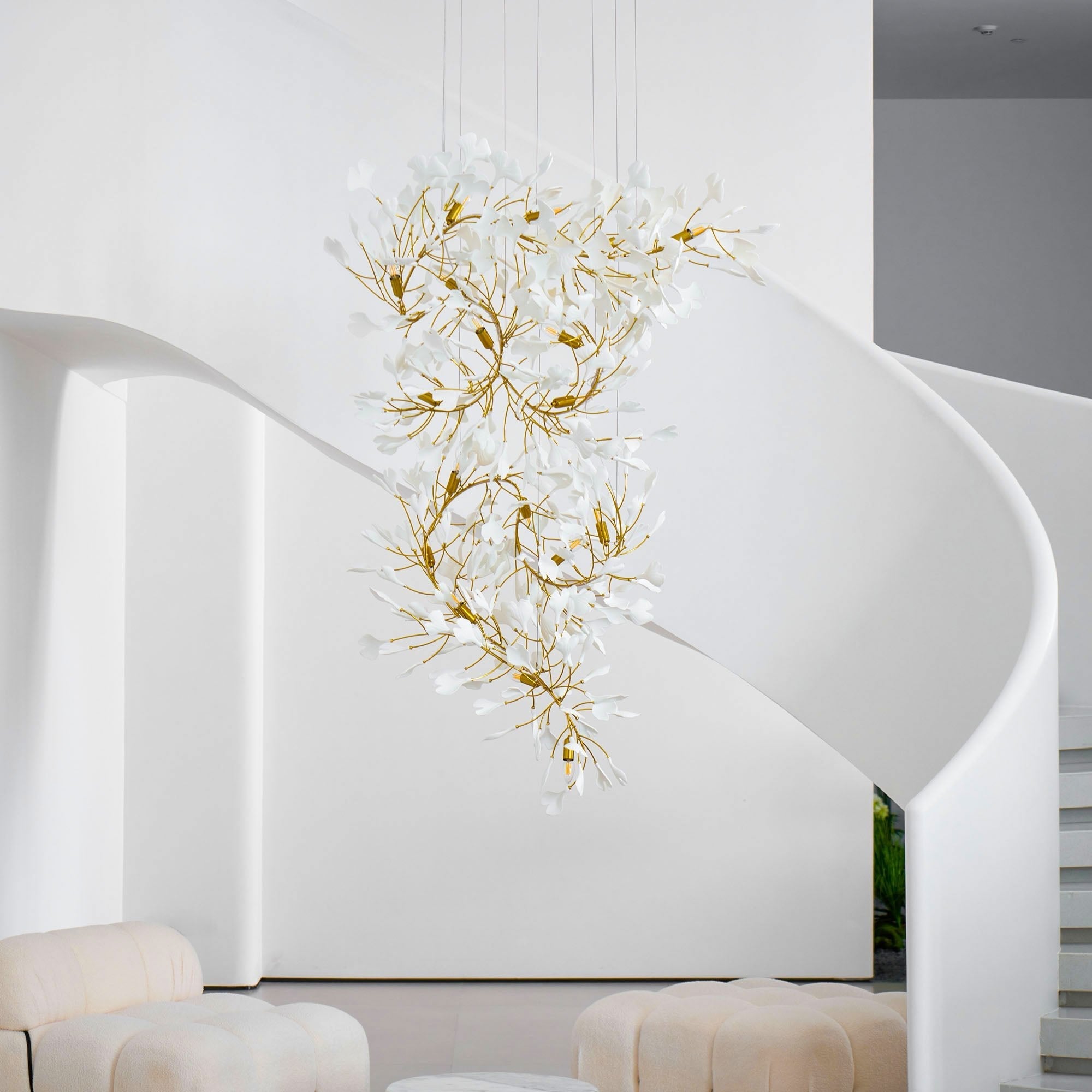 Gingko Vortex Chandelier