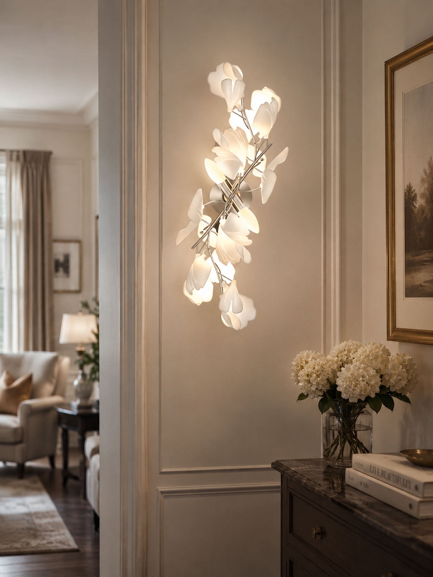 Gingko Flowers Wall Lamp