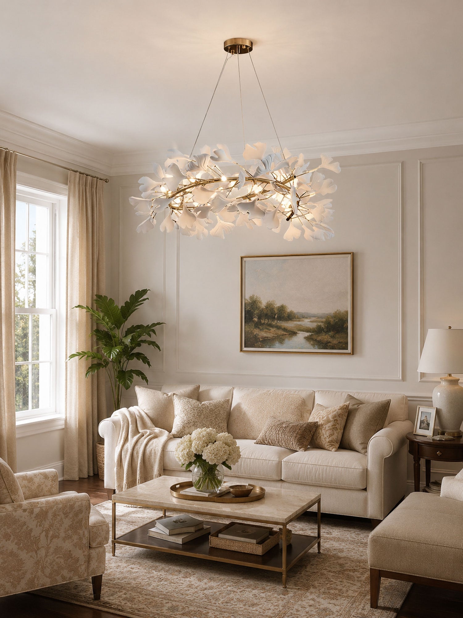 Gingko Halo Chandelier