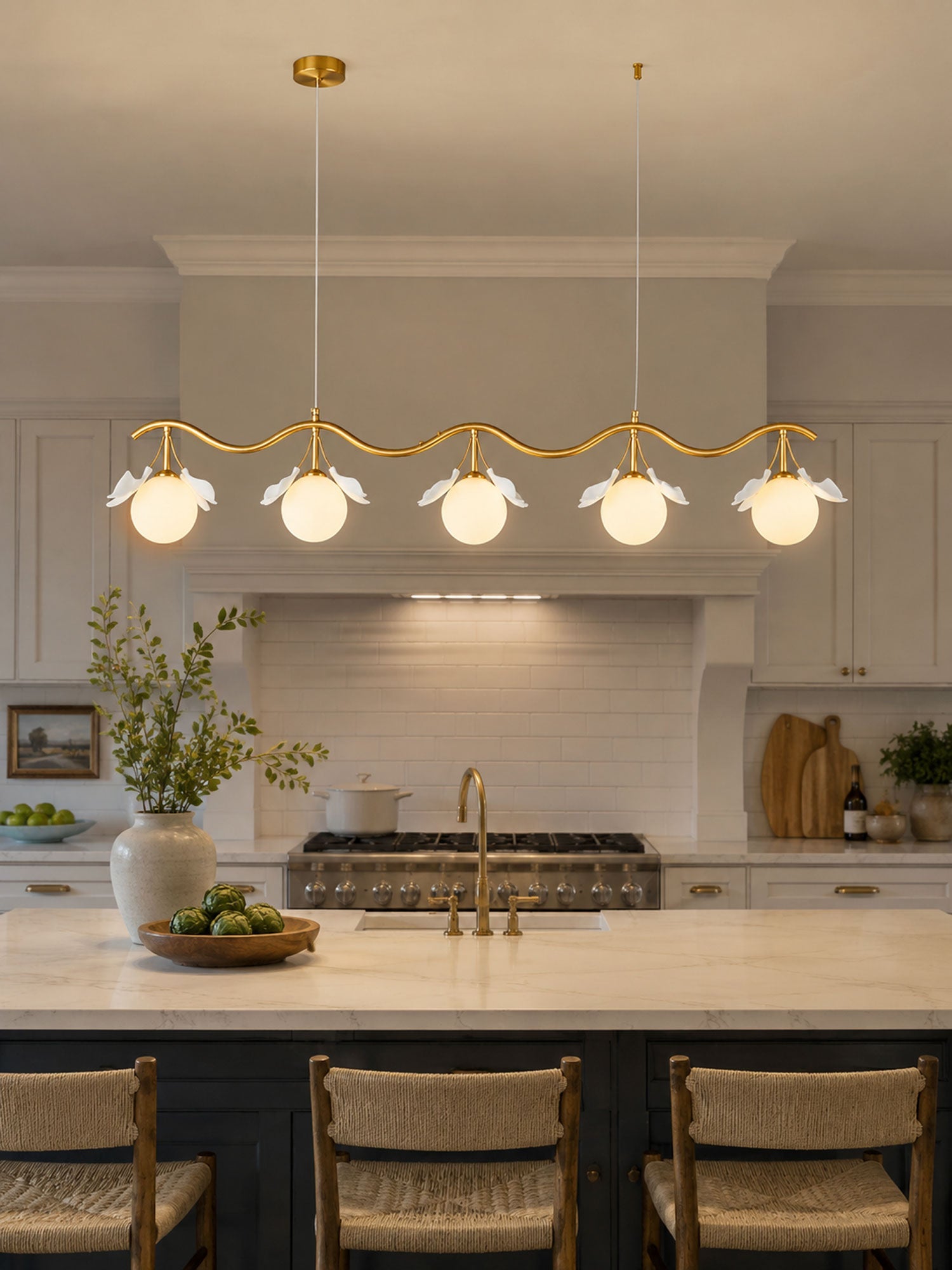 Gingko Orb Chandelier